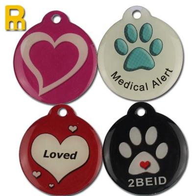 China Personalized be unique! ! ! Cool round pet tag qr pet id tags for sale