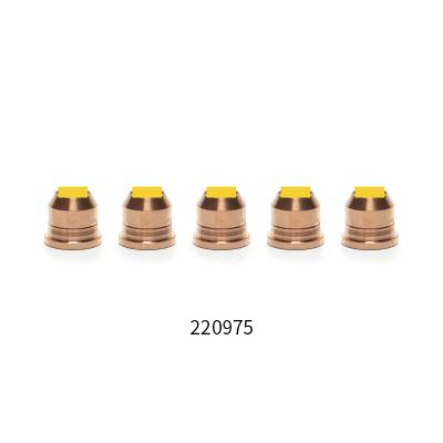 China High Quality Copper Plasma Cutting Plasma Consumable Nozzle 220975 For Powermax125 Torch for sale