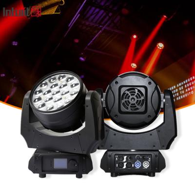 中国 LED Moving Head lights Wash Zoom 19X10W RGBW 4 in 1 LED Zoom Wash moving head dj disco stage light 販売のため