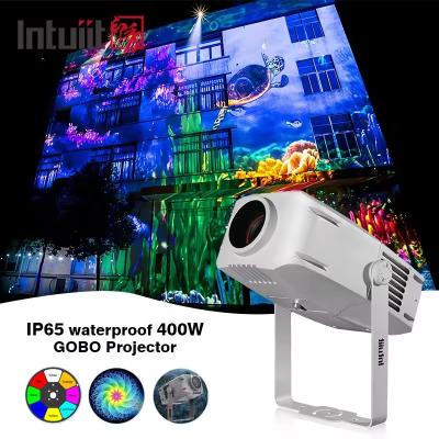 China LED IP65 Outdoor Portable Mini Digital Custom Gobo Projector Flood Light On Stand for sale