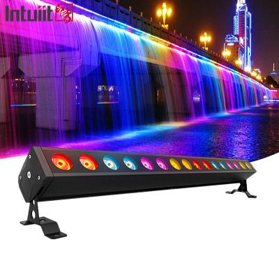 China Dmx 16x5w rgbw 4in1 Waterproof stage light powercon led wall washer For auditoriums bars for sale