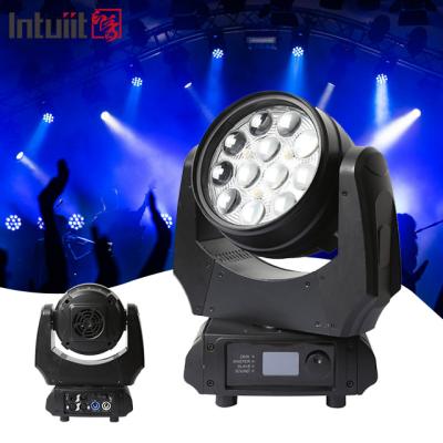 China Led RGBW 4in1 Stage Lights Moving Head Nightclub DJ Stage 12X10W Led Light Led Moving Head Wash for sale