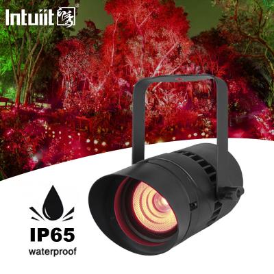 China Spotlight 15W DMX512 RGBW Narrow Beam Directional Landscape Outdoor Garden Light for sale