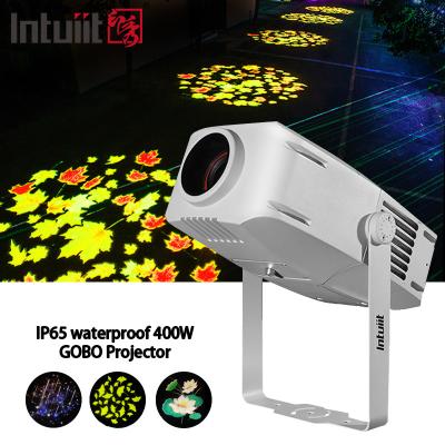 China Buiten Gobo Projector 400w Reclame Projector Roterende Led Waterdicht IP65 Logo Gobo Projector Licht Te koop