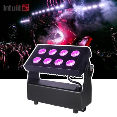 China 8X15W RGBW 4-in-1 LED Uplights Battery Powered Stage Lights DJ Lights Remote And DMX Control for sale