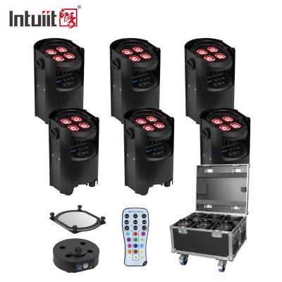 China Wedding Parties Light IP54 Waterproof Battery Uplight RGBW 4in1 Par IR Remote Control For Event Show Concert for sale