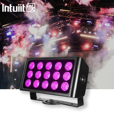 China Stage Light Flood Light 15x5w RGBW Dj Lights Bar DMX512 Uplight Bar For Wedding Disco Party Stage Lighting for sale