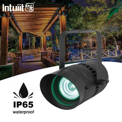 China Outdoor LED RGBW Floodlight 15W Waterproof Spotlight With Narrow Beam Angle 4.5 Degrees Landscape Street Garden Square Floodlights for sale