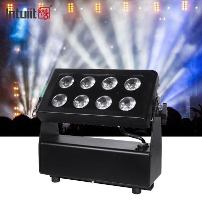 China Led Battery Par 8X15W Led Par Light RGBW 4in1 8pcs 15W Battery Par Light DMX512 Stage Light for sale