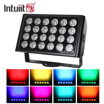 China 8 × 15W RGBW Battery Powered LED Stage Lights With Remote Control for sale