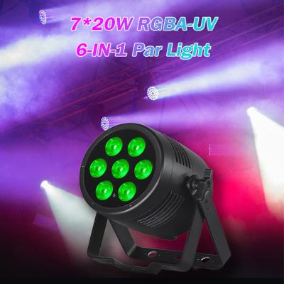 China 7x20w Dmx512 Led Bar Stage Lights Rgbwa-uv Led Disco Light Dj Light Bar Party For Party for sale