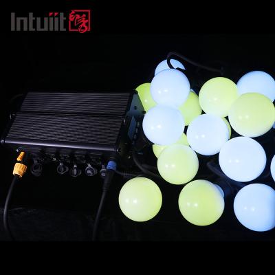 China Commercial RGB Color Changing Bulb String Lights Festoon Bulbs 240v for sale