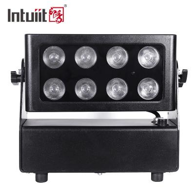 China 240V IP65 Battery Powered City Color Light 8*10W Led Outdoor Stage Wall Washer Lighting for sale