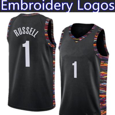 China 1 D'Angelo Russell Jersey Embroidery Antibacterial 72 Biggie Basketball Jerseys for sale