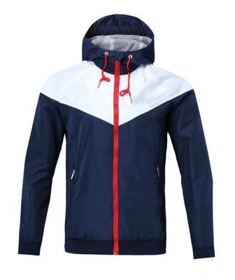 China Shirts & Factory Cheap Wholesale Tops Your Custom Hooded Football Anorak Jacket for sale