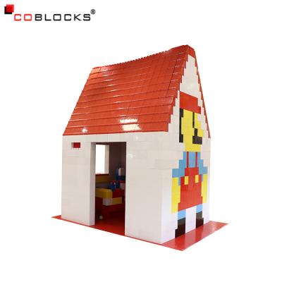 China Building Toy Best Selling Carton Large Building Block Wall Room Adult Plastic Mold Toy Plastic Building Blocks for sale