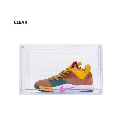 China Viable thickened transparent shoe box moisture-proof and dustproof Japanese shoe box simple plastic shoe storage box for sale