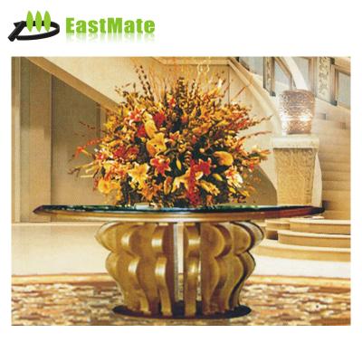 China EMT-503 Contemporary High Class Custom Hotel Lobby Flower Table Furniture for sale