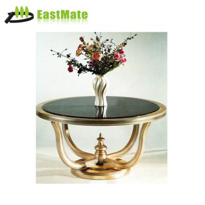 China Star Solid Wood Luxury Hotel Round Table Console Table 2013 (EMT-T02) for sale