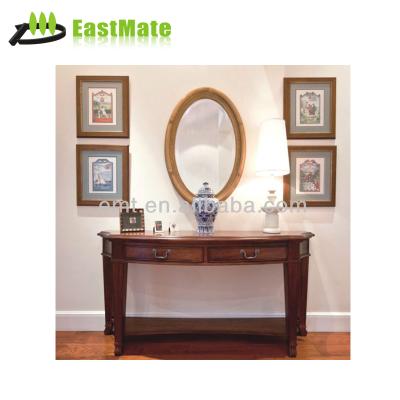 China Antique Design Solid Wood Chinese Console Table with Mirror (EMT-G01) for sale