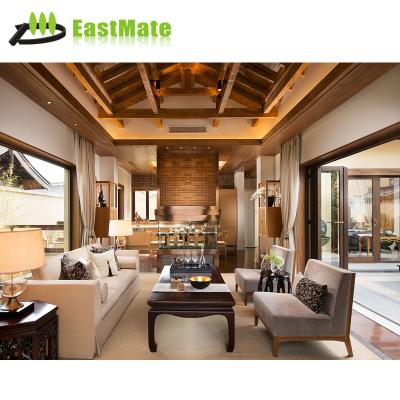 China Modern Hotel Star Hotel Living Room Sofa Wooden Lobby Furniture for sale