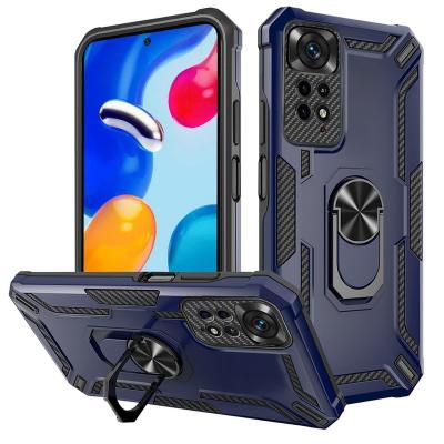 China 360 Degree Metal Ring Shockproof Case For POCO X5 pro M5S POCO X4 pro M4 pro M3 pro POCO pro F-3 X3 NFC X3 Magnetic Holder Protect Cover for sale