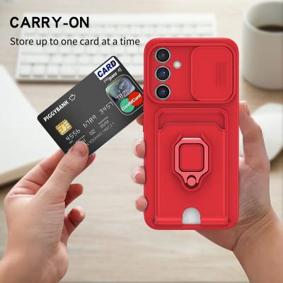 China Card Metal Ring Holder Shockproof Case For Samsung Galaxy A53 A33 A73 A23 A04 A13 A32 A52 A72 A22 A51 A71 Protect Shield Cover for sale