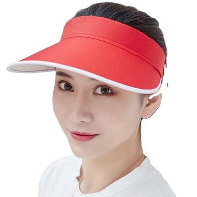 China Athletic Adjustable Sports With Wide Brim Solid Color Blank Top Advertising Hat For Men And Women for sale