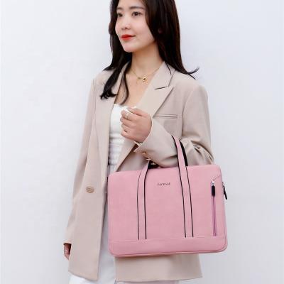 China Hot sale waterproof cheap cool stylish ladies lace up leather laptop bags bag for sale