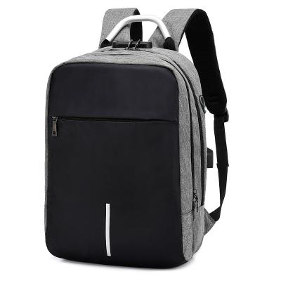 China Multifunctional Waterproof Custom School Bag Nylon Business With USB Port Filling Anti-theft Men's Notebook Laptop Backpack for sale