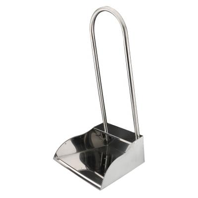 China Hot Selling Dusptan Amazon Stainless Steel Dustpan 410 U Shaped Waste Shovel Pala Basura OEM/ODM for sale