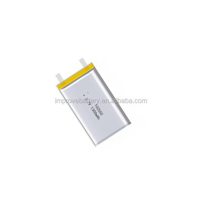 China Toys 102550 Rechargeable Li-ion Battery 3.7V 1300mAH Lithium Polymer Lipo Battery for sale