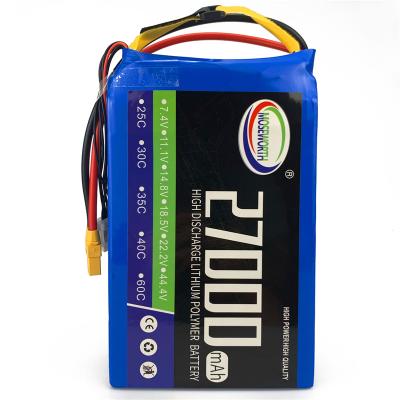 China Toys MOSEWORTH 22.2v 44.4v 20C 30C 35C 40C 60C 27000mah lithium ion lipo battery pack for agriculture sprayer drone for sale