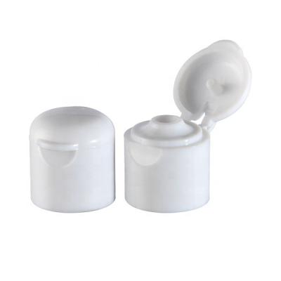 China Non Puddle Cosmetic Packaging 18mm High Quality Mini Easy Open Flip Top Cap For Plastic Bottles Plastics Covers Plastic Flip Cap Cover for sale