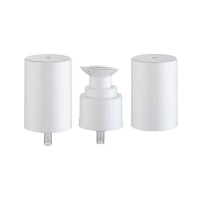 China Non puddle lotion bot factory direct sales 24/410 white round opaque plastic lid pump lotion dispenser cosmetic pump pp emulsion pump for sale