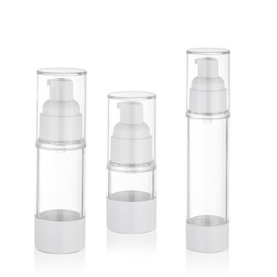 China Cosmetic AS 20ml 30ml 50ml Plastic Airless Lotion Pump Bottle For Heavy Cream for sale