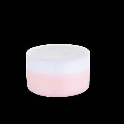 China 20G 30g Non Refillable Cream Jar Cosmetic Plastic Jar With Lid Screw PP+PCR for sale