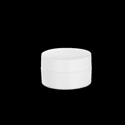 China Non Refillable Double Wall PP Wall Jar 15G 10G EMPTY Cream Jar Face Cream Container for sale