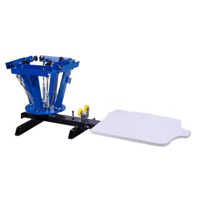 China Factory Retail OEM 4 Colors Manual T Shirt Silk Screen Printer For Fabric for sale