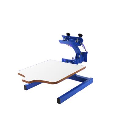 China Factory Retail Custom Paint 1 Color Manual Silk Screen Printing Machine for sale