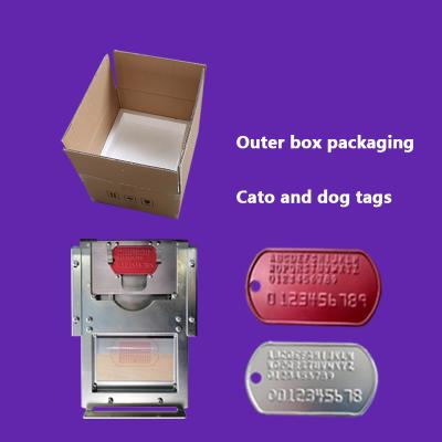 China Dog Tag Factory Customized Manual Date Coding Machine For Dog Tag for sale