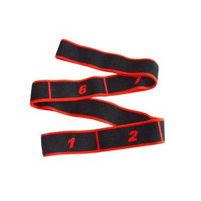 China High Compression And Yoga Elastic Band Digital Segmented Dance Backless Shoulder Fitness Stretch Resistance Pull Band for sale