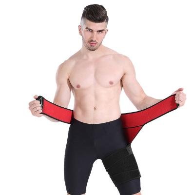 China Custom Breathable Non-Slip Adjustable Thigh Belt Brace Support Leg Power Compression Protection for sale