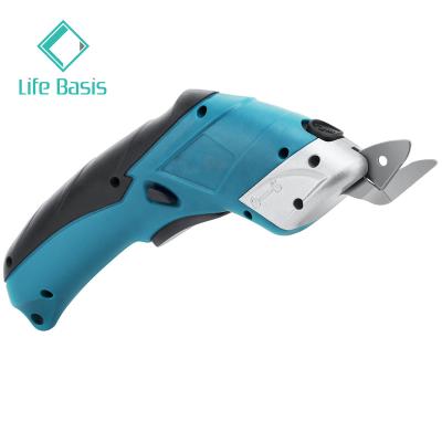 China LIFEBASIS Professional Stainless Steel Fabric Clothing Cutting Effortless Textile Leather Electric Cordless Scissors for sale