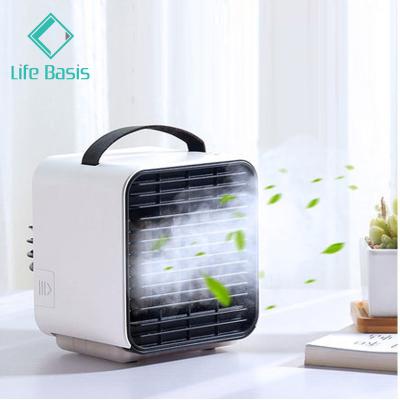 China Wholesale Home Office Car Mini Air Conditioners Portable Water Cooled Rechargeable Personal Channelless Household LIFEBASIS China Mobile for sale