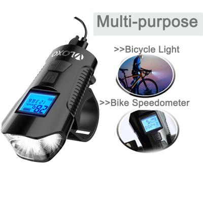 China Strong Light Bicycle Computer Odometer Indicator Stopwatch Bike Light [America Current] for sale