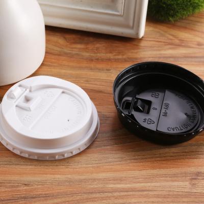 China Heatproof 4 Hot Cup 24oz PS Lid Disposable Coffee Cup Lid Hot Lids for sale