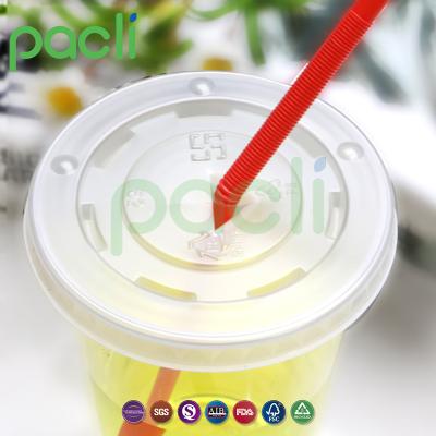 China Non Spill Biodegradable Disposable Cold / Hot Coffee Drink Cup Lid for sale