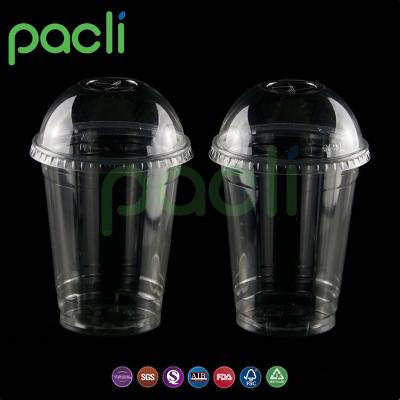 China Disposable disposable plastic cup with lid for sale