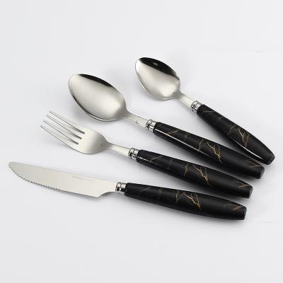 China Sustainable Food Grade Stainless Steel Cutlery Sets Flatware Sets Spoon And Fork Set Kids for sale